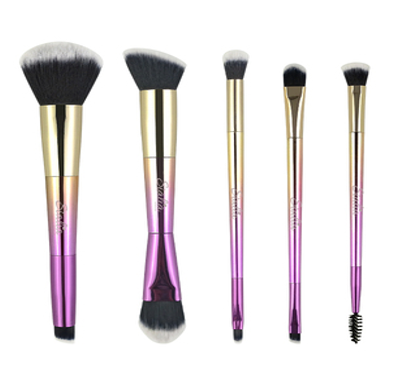 Duo use makeup brush set